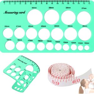 Nipple Ruler, Nipple Rulers for Flange Sizing Measurement Tool, Pink Soft and Silicone Flange Size Measure for Nipples, Breast Flange Measuring Tool Breast Pump Sizing Tool - New Mothers Musthaves