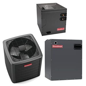 goodman 2 ton 14.3 seer2 heat pump system (1,200 cfm)