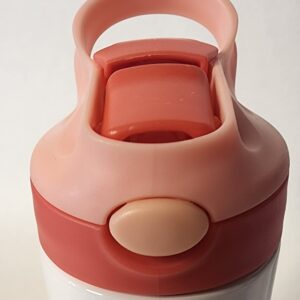 2 pack 12oz sublimation toddler tumblers (Black lid and pink lid)