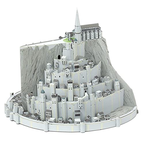 Metal Earth Premium Series Lord of The Rings Minas Tirith 3D Metal Model Kit Fascinations