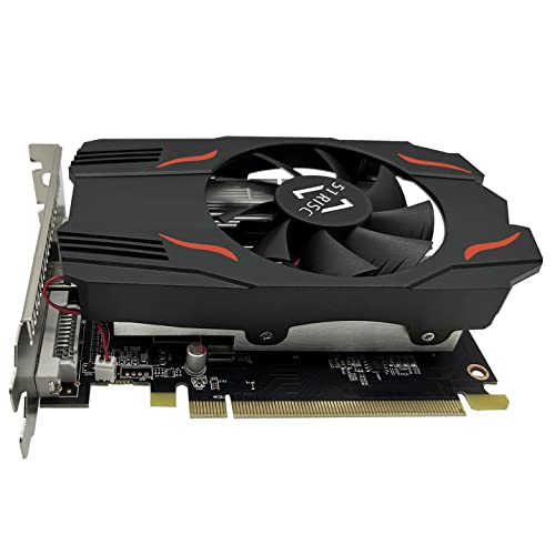 51RISC Radeon RX 550 Graphics Card, 4GB GDDR5 128-bit DirectX 12 PCI Express 3.0 DP/HDMI/DVI-D ATX/ITX Computer Gaming Video Card 4K Display Card