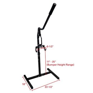 Extreme Max 5001.5037 PRO Series Snowmobile Lever Lift Stand - 33" Max Height Fits Most Snowmobiles & 5001.5028 Heavy-Duty Snowmobile/ATV Tow Strap