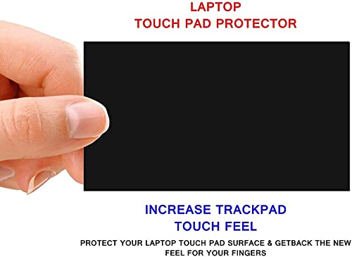 (2 Pcs) Ecomaholics Premium Trackpad Protector for Dell Inspiron 14 Plus 7420 Laptop - 14 inch, Black Touch pad Cover Anti Scratch Anti Fingerprint Matte, Laptop Accessories