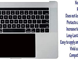 (2 Pcs) Ecomaholics Premium Trackpad Protector for Dell Inspiron 14 Plus 7420 Laptop - 14 inch, Black Touch pad Cover Anti Scratch Anti Fingerprint Matte, Laptop Accessories