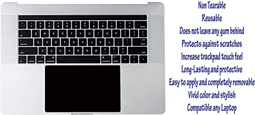 (2 Pcs) Ecomaholics Premium Trackpad Protector for Dell Inspiron 14 Plus 7420 Laptop - 14 inch, Black Touch pad Cover Anti Scratch Anti Fingerprint Matte, Laptop Accessories