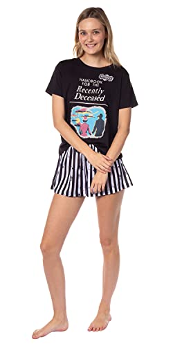 INTIMO Beetlejuice Womens' Handbook For The Recently Deceased Sleep Pajama Set Shorts (XXX-Large) Multicolored