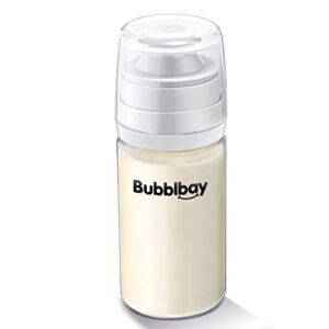 bubblbay portable baby formula dispenser on the go one-press formula container for travel & night feeding easy clean baby milk powder dispenser