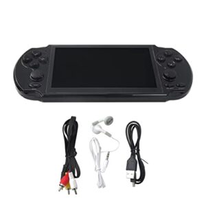 5.1" 8gb retro handheld game console portable video game built in 10000 games support e-book format of txte-book reading - black