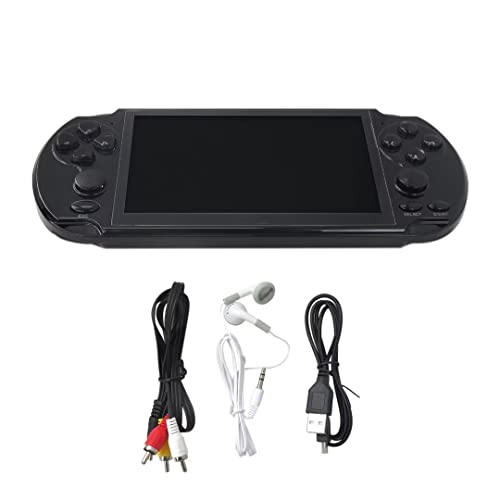 5.1" 8GB Retro Handheld Game Console Portable Video Game Built in 10000 Games Support E-book Format of TXTe-book Reading - Black