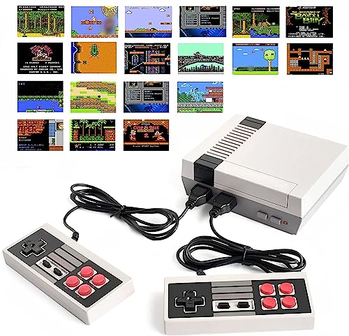 SFABF Classic Edition Mini Retro Game Console,AV Output Plug & Play Classic Mini Video Games, Built-in 620 Games with 2 Classic Controllers, Birthday Gifts Choice for Children/Adults