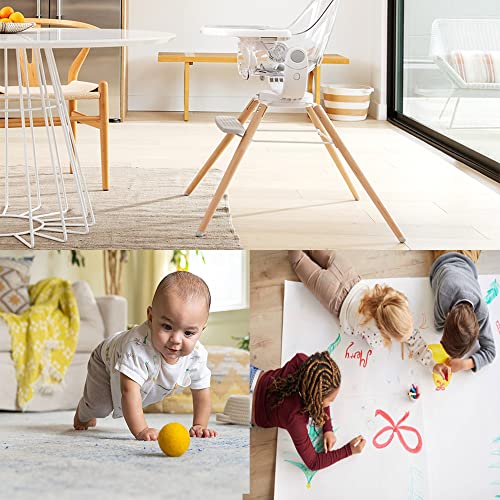 Disposable Baby Splat Mat for Under High Chair, 20 Packs Large Waterproof Spill Floor Mat, Portable Play Mat and Table Cloth