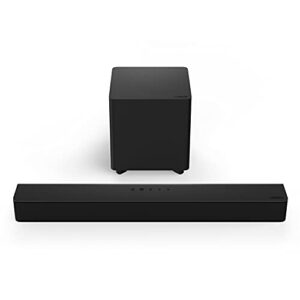 VIZIO 40-inch D-Series Full HD 1080p Smart TV, D40f-J09, 2022 Model & VIZIO V-Series 2.1 Compact Home Theater Sound Bar with DTS Virtual:X, Bluetooth, Wireless Subwoofer - V21t-J8