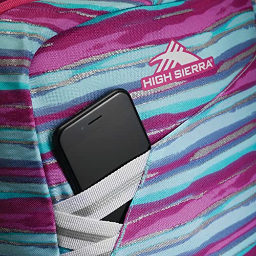 High Sierra Essential Backpack, Watercolor Stripes, One Size