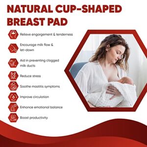 Capibaras Microwavable Flax Seed and Lavender Breast Pad for Breastfeeding Pain Relief - Plush Hot and Cold Compress for Breast Therapy, Engorgement, Tenderness & Mastitis