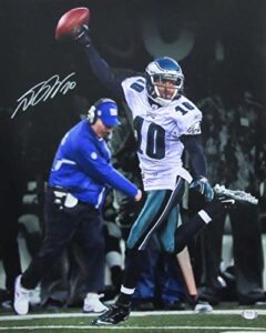 desean jackson signed 16x20 photo miracle meadlowlands eagles psa/dna 177568 - autographed nfl photos