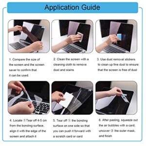 2 Pack Anti Glare Screen Protector for 14'' Dell Inspiron 7420 7425 Multi-Touch 2-in-1 Laptop, Dell Inspiron 14 5420 5425 2-in-1 Touchscreen Laptop with Keyboard Cover, Matte, Anti Fingerprint