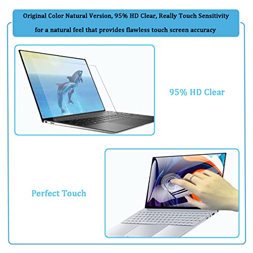 2 Pack Anti Glare Screen Protector for 14'' Dell Inspiron 7420 7425 Multi-Touch 2-in-1 Laptop, Dell Inspiron 14 5420 5425 2-in-1 Touchscreen Laptop with Keyboard Cover, Matte, Anti Fingerprint