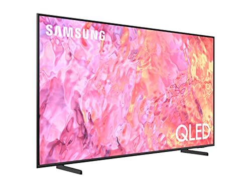 SAMSUNG QN50Q60CAFXZA 50 Inch QLED 4K Quantum HDR Dual LED Smart TV with a FIXED-MOUNT-43-90 TV Mount for 43 Inch-90 Inch Compatible TV's and HDTV Screen Cleaner Kit (2023)