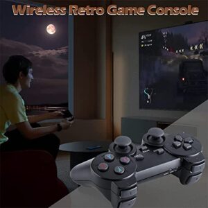 Wireless Retro Game Console, New Game Stick Lite 2023 Best Childhood Memories, Plug and Play Video Game Stick Built in 10000+ Games,9 Emulator Console,Dual 2.4G Wireless Controllers,4K HDMI Output