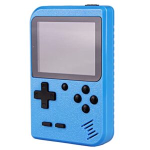 retro mini game machine,handheld game console with 400 classical fc games 2.8-inch color screen support for tv output , gift birthday for kids, adults(gameblue-400)