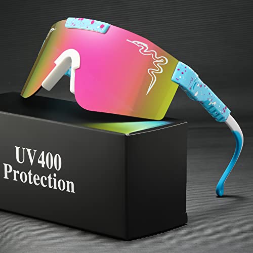 YCDAQCW Fashion Sunglasses For Men Women Outdoor Sports Cycling Eyewear UV400 Baseball Glasses (SA13)