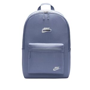 nike heritage backpack (diffused blue/reflective silver)