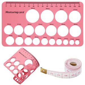 flange measurement tool, nipple sizer for flanges, flange ruler, nipple ruler for flange size, nipple sizer, breast flange measuring tool - new mothers musthaves (pink)