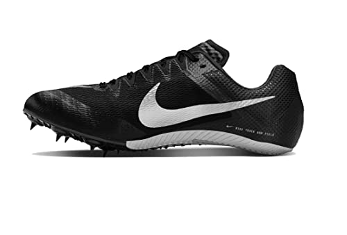 Nike Zoom Rival Sprint Track and Field Shoes nkDC8753 001 (Black/Metallic Silver, us_Footwear_Size_System, Adult, Men, Numeric, Medium, Numeric_9_Point_5)