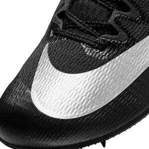 Nike Zoom Rival Sprint Track and Field Shoes nkDC8753 001 (Black/Metallic Silver, us_Footwear_Size_System, Adult, Men, Numeric, Medium, Numeric_9_Point_5)