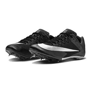 Nike Zoom Rival Sprint Track and Field Shoes nkDC8753 001 (Black/Metallic Silver, us_Footwear_Size_System, Adult, Men, Numeric, Medium, Numeric_9_Point_5)