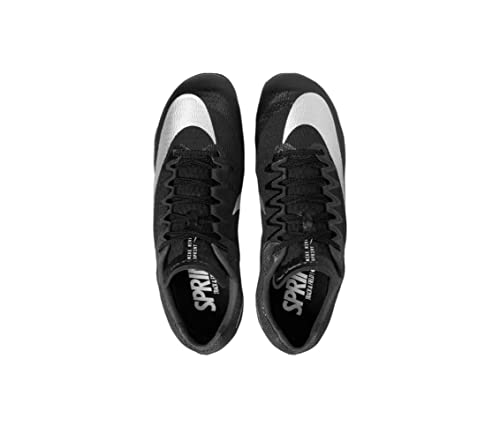 Nike Zoom Rival Sprint Track and Field Shoes nkDC8753 001 (Black/Metallic Silver, us_Footwear_Size_System, Adult, Men, Numeric, Medium, Numeric_9_Point_5)