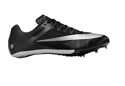 Nike Zoom Rival Sprint Track and Field Shoes nkDC8753 001 (Black/Metallic Silver, us_Footwear_Size_System, Adult, Men, Numeric, Medium, Numeric_9_Point_5)