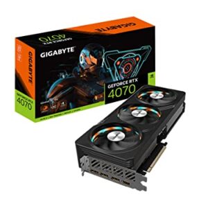 Gigabyte GeForce RTX 4070 Gaming OC 12G Graphics Card, 3X WINDFORCE Fans, 12GB 192-bit GDDR6X, GV-N4070GAMING OC-12GD Video Card