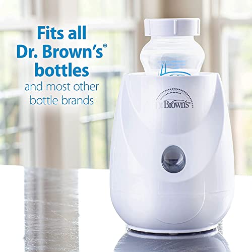 Dr. Brown’s Insta-Feed Bottle Warmer and Sterilizer with Anti-Colic Options+ Narrow Baby Bottles 8 oz/2500 mL, with Level 1 Slow Flow Nipple, 4 Pack, 0m+