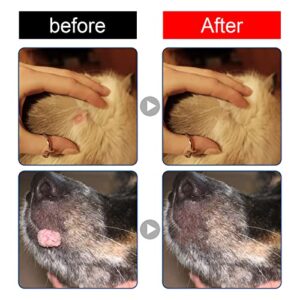 VEZE Dog Skin Tag Remover, Pet Skin Tags Remover, Dog Wart Removal, Painless - No Irritation, Easily Eliminates Dog Warts - Skin Tags Removal.