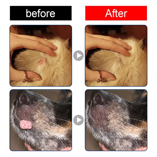 VEZE Dog Skin Tag Remover, Pet Skin Tags Remover, Dog Wart Removal, Painless - No Irritation, Easily Eliminates Dog Warts - Skin Tags Removal.