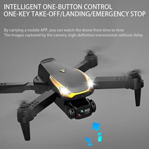 Mini Drone, Foldable Dual 1080P Camera HD Drone, 2.4GHz WiFi Quadcopters with Control, 3-Level Flight Speed, Gravity Control, Rolling 360°, for Adults & Kids Gift