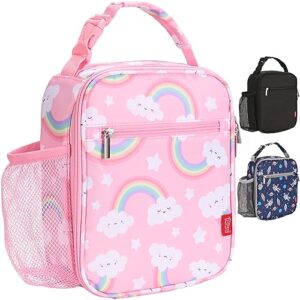 yookee home lunch box for kids lunch boxes insulated lunch containers lunchboxes kids lunch bag for girls lunch box for school thermal meal small lunch tote toddler lunch box for girls pink rainbow