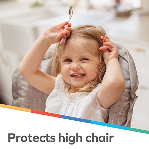 Nuby High Chair Cover Protecting from Spills and Crumbs, Water Resistant, Arrow Print