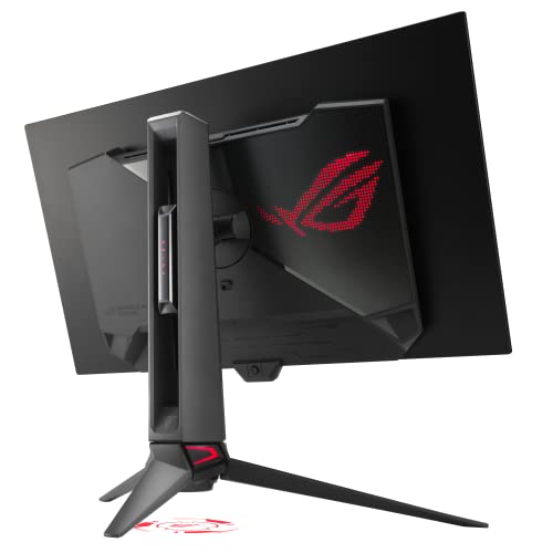 ASUS ROG Swift 27”1440P OLED DSC Gaming Monitor (PG27AQDM) - QHD (2560x1440), 240Hz, 0.03ms, G-SYNC Compatible, Anti-Glare Micro-Texture Coating, 99% DCI-P3, True 10-bit, DisplayPort,Black