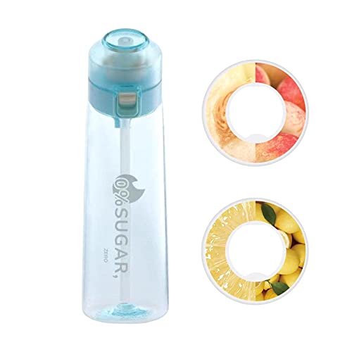 Zzzhoujiang Bottle Holder with 2 pezzi Air Up Pods, 650 ml, Air Up Flavour Water Bottles, Air Up Water Bottle Starter Set Sports Water Cup Suitable for Outdoor Sports (B)