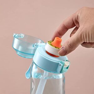 Zzzhoujiang Bottle Holder with 2 pezzi Air Up Pods, 650 ml, Air Up Flavour Water Bottles, Air Up Water Bottle Starter Set Sports Water Cup Suitable for Outdoor Sports (B)