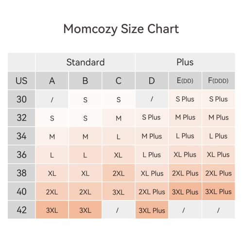 Momcozy Lycra Pumping Bra Hands Free with Fixed Padding for Good Shaping, Comfortable Support Pumping and Nursing Bra in One, Seamless Maternity Breast Pump Bra & Maternity Bra Chocolate