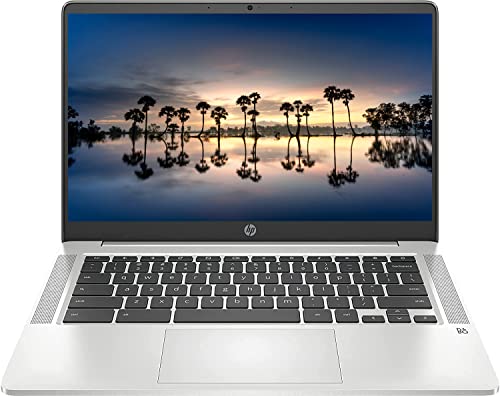 HP 2023 14" HD IPS Chromebook, Intel Processor Up to 3.10GHz, 4GB Ram, 128GB SSD, Intel 4K Graphics, Super-Fast 6th Gen WiFi, Chrome OS (Renewed)