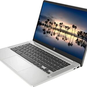 HP 2023 14" HD IPS Chromebook, Intel Processor Up to 3.10GHz, 4GB Ram, 128GB SSD, Intel 4K Graphics, Super-Fast 6th Gen WiFi, Chrome OS (Renewed)