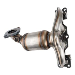 philtop catalytic converter direct fits forte 2010-2013 2.4l 2l, optima 2009-2010, 2013-2015 2.4l, rondo 2.4l, sonata 2.4l, stainless steel shell inlet/outlet catalyst convertor (epa complaint)