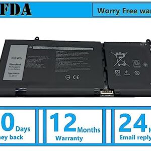 Yafda G91J0 New Laptop Battery Replacement for Dell Inspiron 3510 3511 3515 5310 5410 5418 5510 5515 5518 5625 5630 5635 Latitude 3320 3330 3420 3520 Vostro 3515 3525 5620 5625 V6W33 TN70C G91JO