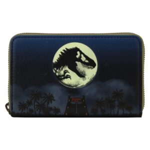 Loungefly 30th Anniversary Dino Moon Glow Zip Around Wallet