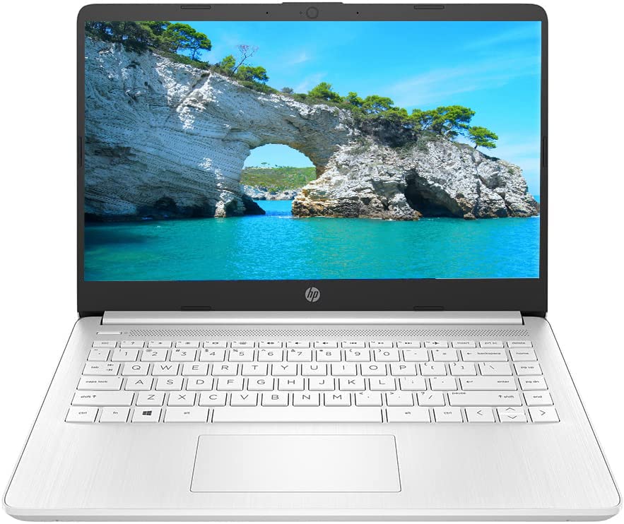 HP 2023 14" HD IPS Laptop, Intel Celeron Processor Up to 2.60GHz, 8GB RAM, 64GB SSD, Ultra-Fast WiFi, Webcam, Windows 11(Renewed)