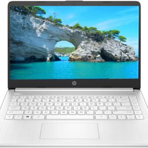 HP 2023 14" HD IPS Laptop, Intel Celeron Processor Up to 2.60GHz, 8GB RAM, 64GB SSD, Ultra-Fast WiFi, Webcam, Windows 11(Renewed)